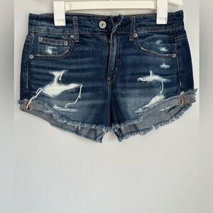 American Eagle Distressed Denim Shorts